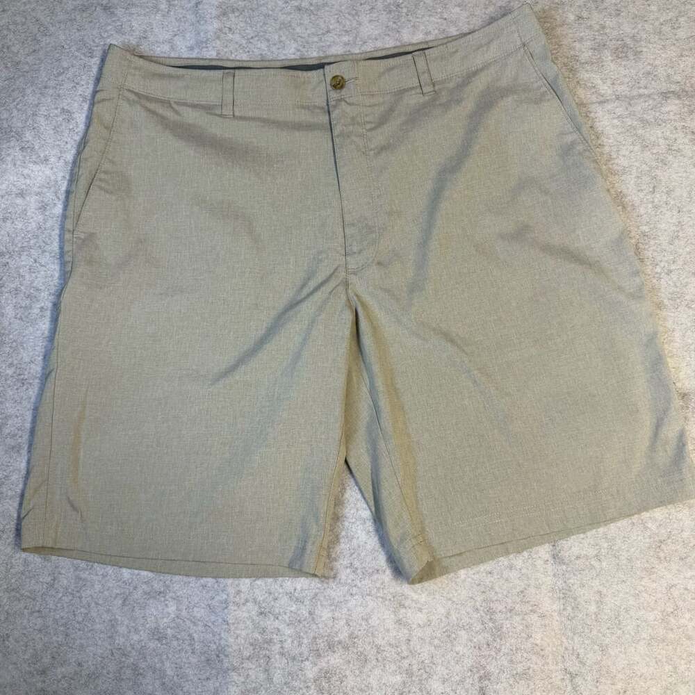 Nicklaus Golf Shorts Size 40 Khaki Stretch Waist